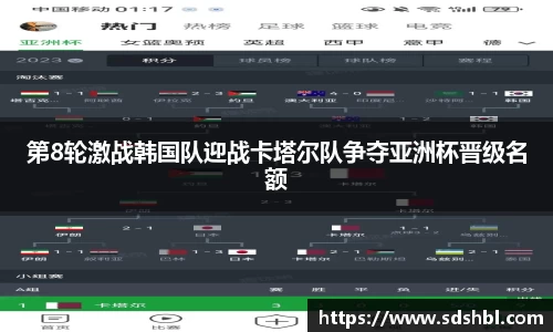 第8轮激战韩国队迎战卡塔尔队争夺亚洲杯晋级名额